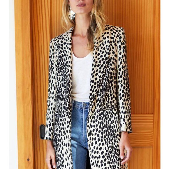 Emerson Fry Leopard Wingtip Coat - Picture 3 of 15